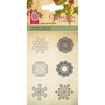 Cart Us, Transparante stamp, ice crystals, 6 designs
