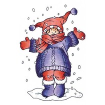 Gjennomsiktige stempler, jeg elsker snø