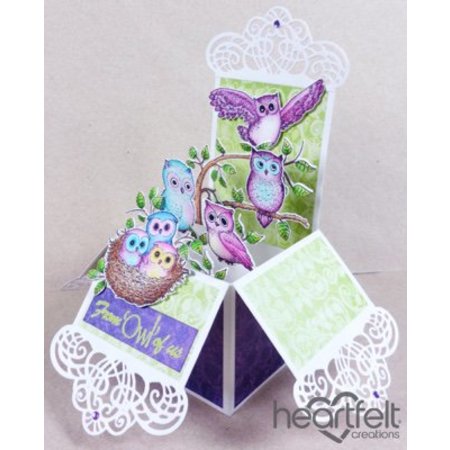 Heartfelt Creations aus USA Gummi stempel sæt "Sugar Hollow"