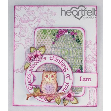 Heartfelt Creations aus USA Rubber stempel set "Het is Uil Good"