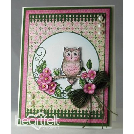 Heartfelt Creations aus USA Gummi stempel sæt "Det er Owl Godt"