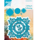 Joy!Crafts und JM Creation Punching and embossing template: decorative frame