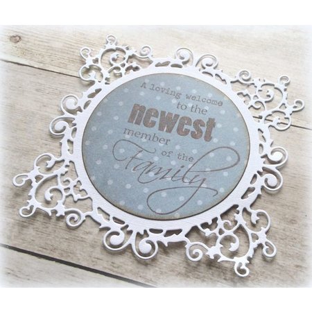 Joy!Crafts und JM Creation Punching and embossing template: decorative frame