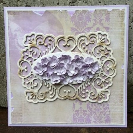 Creative Expressions Ponsen en embossing sjabloon: Classic Rose
