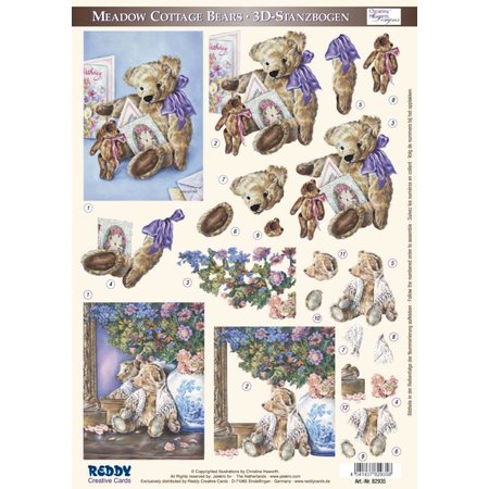 BILDER / PICTURES: Studio Light, Staf Wesenbeek, Willem Haenraets 3D die taglio lamiera orsacchiotto assorto nei suoi pensieri, formato A4