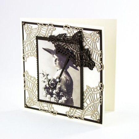 TONIC Punching and embossing template: nostalgic umbrella