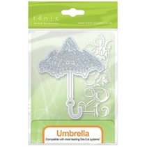 Punching and embossing template: nostalgic umbrella