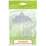 TONIC Ponsen en embossing sjabloon: nostalgische paraplu