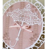 TONIC Punching and embossing template: nostalgic umbrella