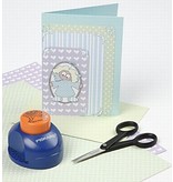 KARTEN und Zubehör / Cards Set di 10, molto carina madre di carte di perle e buste, formato carta 12,5 x12, 5 cm, colori pastello!