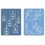 Sizzix Embossing folders, 2 pieces, birds and birdhouses