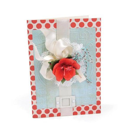 Sizzix Embossing pastas, 2 peças, quadro com redemoinhos e quadros com pontos