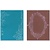 Sizzix Embossing folders, 2 pieces, frame with swirls and frames with floral motif