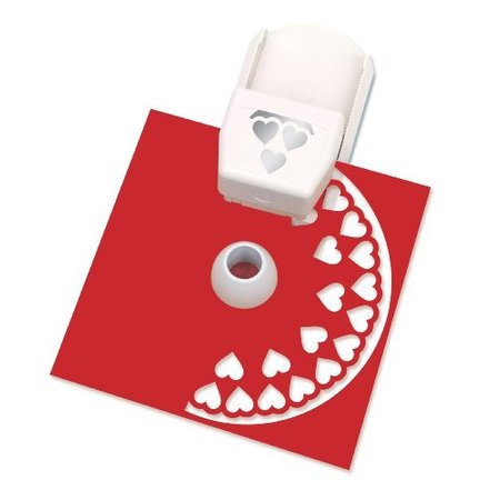 EK Succes, Martha Stewart Punch insert for county borders Starter Set: heart motif