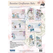 Komplett sett for 4 kort og 4 gaveposer !!