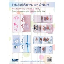 Komplett sett for fotopapir kort fødsel gutt / jente