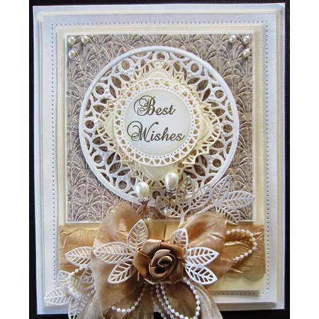 Creative Expressions Ponsen en embossing sjabloon: Classic Rose