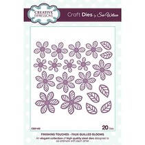 to frame 3D Flowers: stamping and embossing stencil