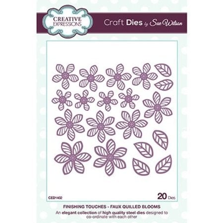 Creative Expressions naar frame 3D Flowers: stempelen en embossing stencil