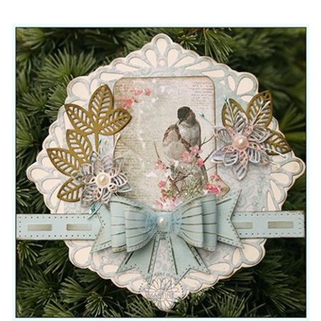 Creative Expressions naar frame 3D Flowers: stempelen en embossing stencil