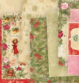 Designer Papier Scrapbooking: 30,5 x 30,5 cm Papier História de Natal bloco de papel, 30,5 x 30,5 cm