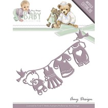 Punching and embossing template: Baby Collection