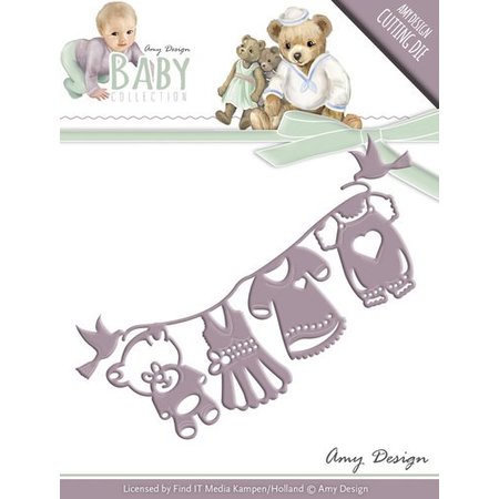 Amy Design Punching and embossing template: Baby Collection
