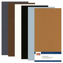 Linen cardboard, Vintage, A5 / 240 gr