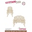Cottage Cutz Bokse og preging mal: Victorian stol og benk
