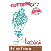 Ponsen en embossing sjabloon: Balloon Bouquet