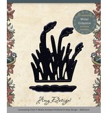 Amy Design Punching and embossing template: Reetgras
