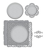 Spellbinders und Rayher Poinçonnage et gaufrage modèle: Shapeabilities, Tangled Spirales