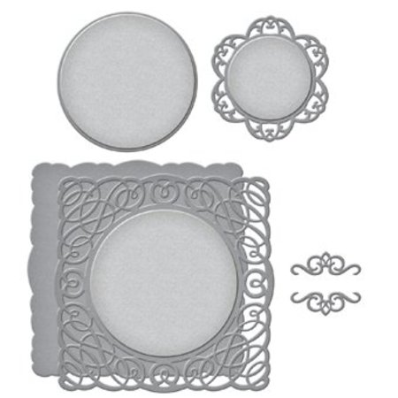 Spellbinders und Rayher Poinçonnage et gaufrage modèle: Shapeabilities, Tangled Spirales
