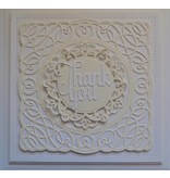 Spellbinders und Rayher Punzonado y estampado en relieve plantilla: Shapeabilities, espirales enredadas