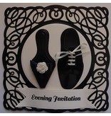 Spellbinders und Rayher Punching and embossing template: Shapeabilities, Tangled Spirals