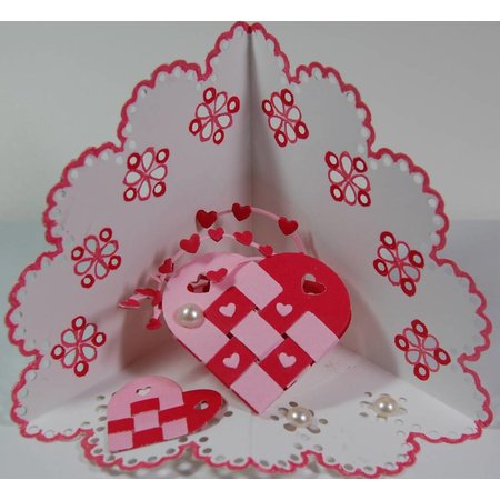 Marianne Design Marianne Design, stansing og preging sjablong, Craftables - Eline skandinaviske hjerter