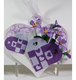 Marianne Design Marianne Design, presning og prægning stencil, Craftables - Elines skandinaviske hjerter