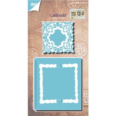 Joy!Crafts und JM Creation make movable maps: stamping and embossing stencil