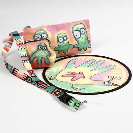 Objekten zum Dekorieren / objects for decorating 1 pencil bag, 23x11 cm, to decorate, paint and decorate.