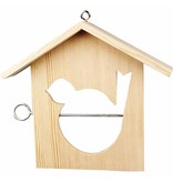 Objekten zum Dekorieren / objects for decorating 1 bird feeder, 19x21 cm, Pine