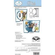 to frame movable folding: stamping and embossing stencil