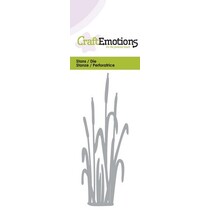 Punching and embossing template: Cattail