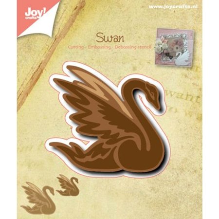 Joy!Crafts und JM Creation Stansning og prægning skabelon: Swan
