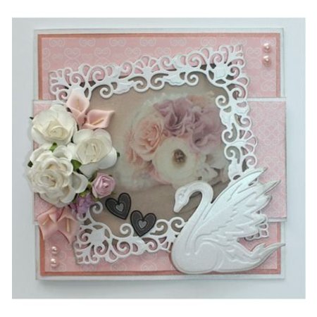 Joy!Crafts und JM Creation Punching and embossing template: Swan