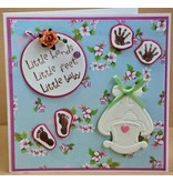 Marianne Design Ponsen en embossing sjabloon: Cradle