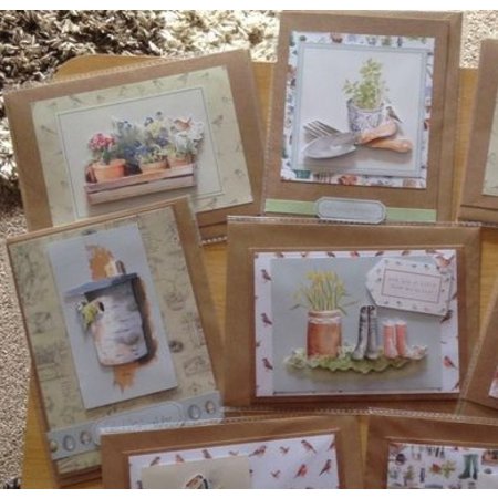 Docrafts / Papermania / Urban A4 decoupage réglé Frühlingsmotive