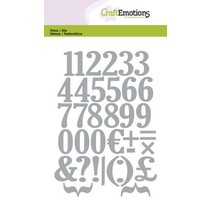 Punching and embossing template: Figures