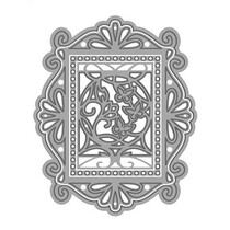 NEU:Stanz- und Prägeschablonen, Keepsake Royal Frame & Butterfly Insert Die Set