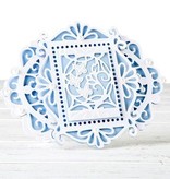 TONIC NEW: punching and embossing templates Keepsake Royal Frame & Butterfly Insert The Set