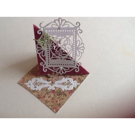 TONIC NEW: punching and embossing templates Keepsake Royal Frame & Butterfly Insert The Set